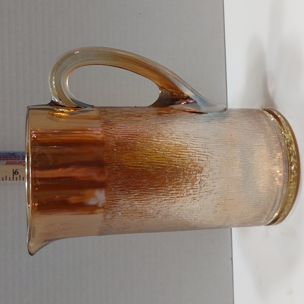 Carnival Glass juice pitcher or water pitcher